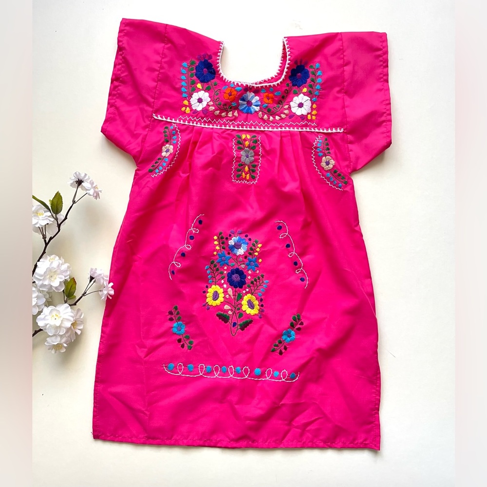 💕 Mexican Embroidered Dress 💕